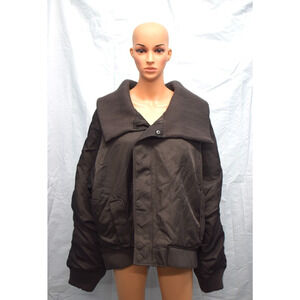 KBB by Kahlana Women's The Shawl Collar Jacket Brown XL